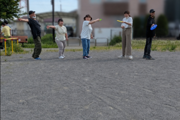 【障害者スポーツ大会に向けて練習中！】